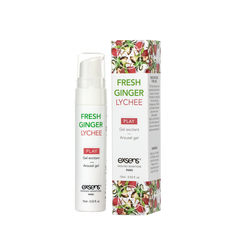 Стимулюючий гель EXSENS Kissable Fresh Ginger Litchi 15мл, можна для поцілунків, охолоджуючий SO2367 фото