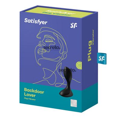 Анальна вібропробка Satisfyer Backdoor Lover Black SO5440 фото