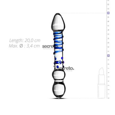 Скляний дилдо Gildo Glass Dildo No. 21 SO4589 фото