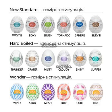 Мастурбатор-яйцо Tenga Egg Shiny (солнечный) E24241 фото