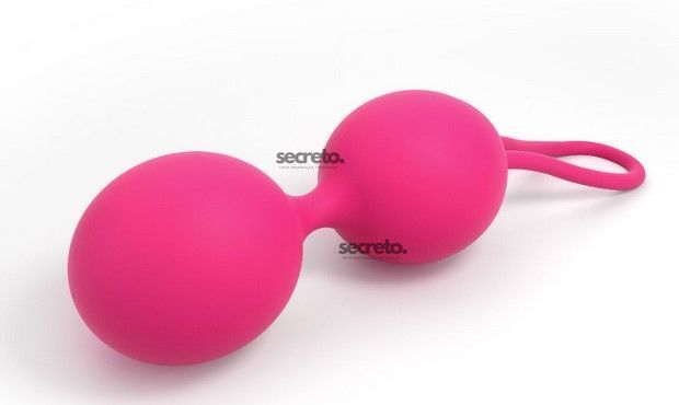 Вагинальные шарики Dorcel Dual Balls Magenta, диаметр 3,6см, вес 55гр SO2699 фото