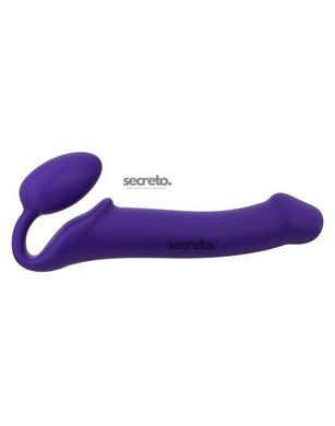 Безремінний страпон Strap-On-Me Violet L, повністю регульований, діаметр 3,7 см SO2708 фото