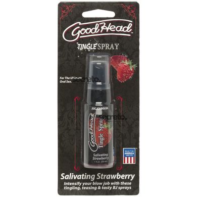 Спрей для мінету Doc Johnson GoodHead Tingle Spray - Strawberry (29 мл) із стимулюючим ефектом SO3492 фото