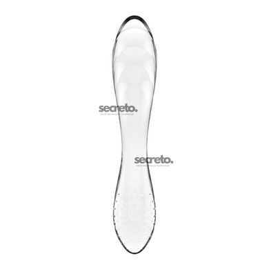 Двосторонній скляний дилдо Satisfyer Dazzling Crystal 1 Transparent, дуже міцний, без стопера SO8785 фото