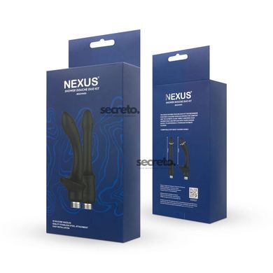 Набір насадок для анального душу Nexus BEGINNER Shower Douche Duo Kit - Black SO9857 фото