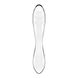 Двусторонний стеклянный дилдо Satisfyer Dazzling Crystal 1 Transparent, очень прочный, без стоппера SO8785 фото 2