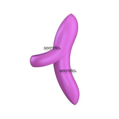 Вібратор на палець Satisfyer Bold Lover Dark Pink, гнучкий SO6720 фото