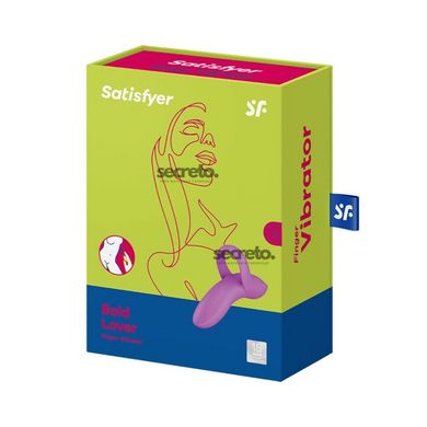 Вібратор на палець Satisfyer Bold Lover Dark Pink, гнучкий SO6720 фото