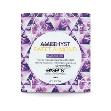 Пробник масажної олії EXSENS Amethyst Sweet Almond 3мл SO2383 фото