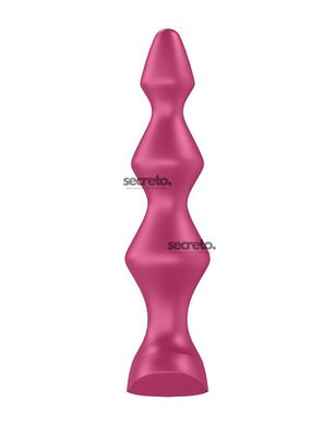 Анальный стимулятор-бусины с двумя моторами Satisfyer Lolli-Plug 1 Berry SO4925 фото