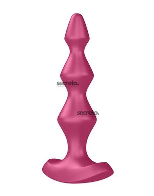 Анальний стимулятор-намистини з двома моторами Satisfyer Lolli-Plug 1 Berry SO4925 фото