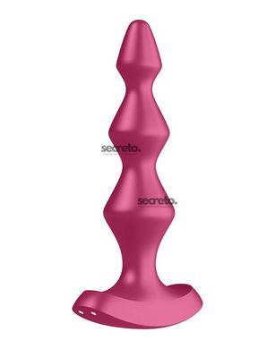 Анальный стимулятор-бусины с двумя моторами Satisfyer Lolli-Plug 1 Berry SO4925 фото