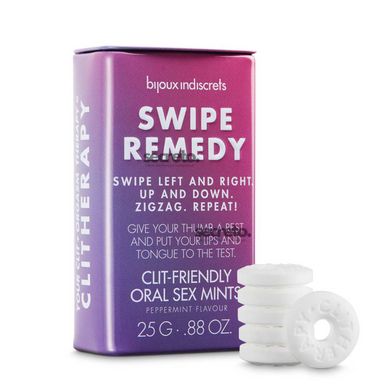 Мятные конфеты Bijoux Indiscrets Swipe Remedy – clitherapy oral sex mints, без сахара, срок 31.08.23 SO5911 фото