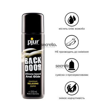 Анальная смазка pjur backdoor anal Relaxing jojoba silicone 250 мл на силиконовой основе с жожоба PJ11300 фото