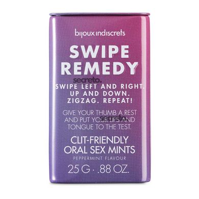 Мятные конфеты Bijoux Indiscrets Swipe Remedy – clitherapy oral sex mints, без сахара, срок 31.08.23 SO5911 фото