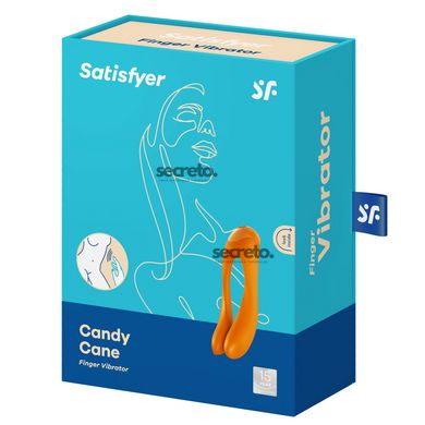 Вібратор на палець Satisfyer Candy Cane Orange SO4652 фото