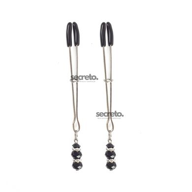 Зажимы для сосков Art of Sex - Nipple Clamps Lovely Black SO5860 фото