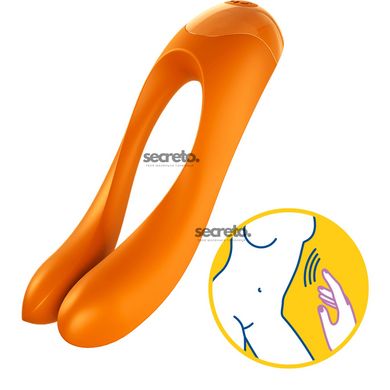 Вібратор на палець Satisfyer Candy Cane Orange SO4652 фото