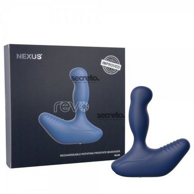 Масажер простати Nexus Revo New Blue з головкою що обертається, макс. діаметр 3,2 см SO3066 фото