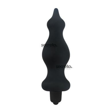 Анальная пробка с вибрацией Adrien Lastic Bullet Amuse Black, макс. диаметр 3,9см AD20309 фото