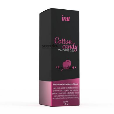 Масажний гель для інтимних зон Intt Cotton Candy (30 мл) розігріваючий SO2927 фото