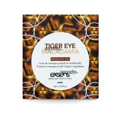 Пробник массажного масла EXSENS Tiger Eye Macadamia 3мл SO2385 фото