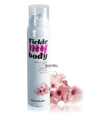 Масажна піна Love To Love TICKLE MY BODY Cherry Blossom (150 мл) зволожувальна SO2714 фото