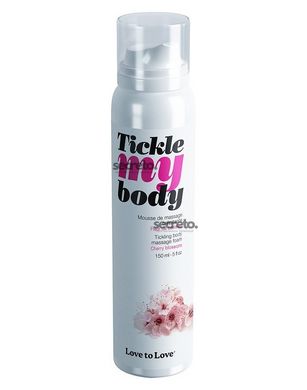 Масажна піна Love To Love TICKLE MY BODY Cherry Blossom (150 мл) зволожувальна SO2714 фото