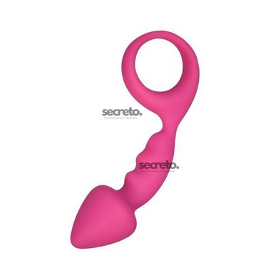 Анальна пробка Adrien Lastic Budy Pink із стимулюючою ніжкою, макс. діаметр 2,5 см AD20081 фото