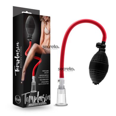 Вакуумна помпа для клітора Temptasia by Blush - Beginner's Clitoral Pumping System - Black SO8839 фото