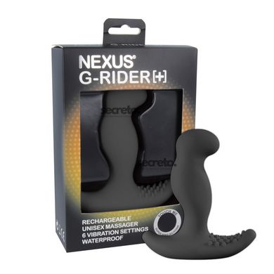 Масажер простати з вібрацією Nexus G-Rider Plus Black, макс діаметр 3,8см GR001 фото