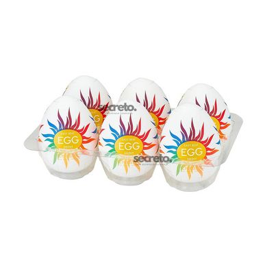 Набір мастурбаторів-яєць Tenga Egg Shiny Pride Edition (6 яєць) SO3816 фото