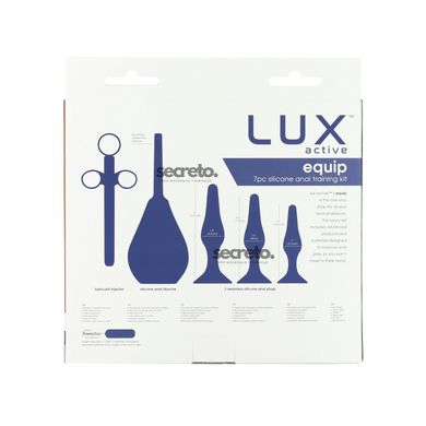 Набор анальных игрушек для новичков Lux Active – Equip – Silicone Anal Training Kit SO5570 фото