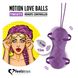 Вагінальні кульки з масажем і вібрацією FeelzToys Motion Love Balls Twisty з пультом ДК, 7 режимів SO3853 фото 2