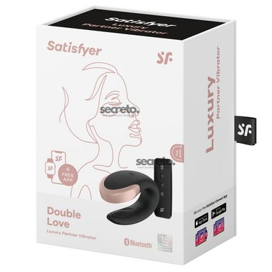 Смарт-вибратор для пар Satisfyer Double Love (Black) SO4930 фото