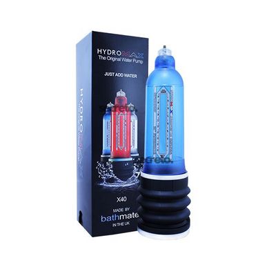 Гидропомпа Bathmate Hydromax 9 Blue (X40), для члена длиной от 18 до 23см, диаметр до 5,5см HM-40-AB фото