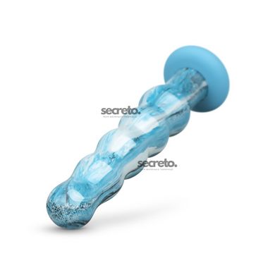 Скляний дилдо Gildo - Ocean Flow Glass Dildo SO8892 фото