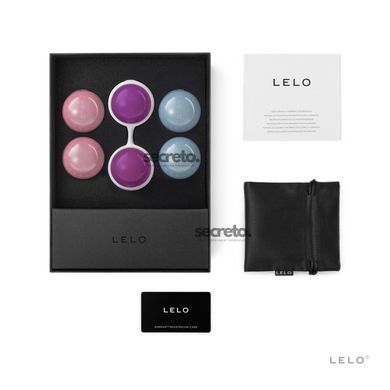 Набор вагинальных шариков LELO Beads Plus, диаметр 3,5 см, изменяемая нагрузка, 2х28, 2х37 и 2х60 г SO8084 фото