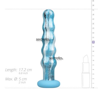 Скляний дилдо Gildo - Ocean Flow Glass Dildo SO8892 фото