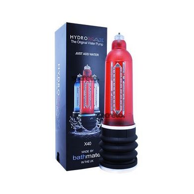 Гидропомпа Bathmate Hydromax 9 Red (X40), для члена длиной от 18 до 23см, диаметр до 5,5см HM-40-BR фото