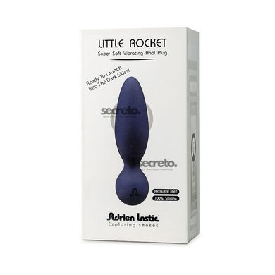 Анальная вибропробка Adrien Lastic Little Rocket макс. диаметр 3,5см, soft-touch SO4482 фото