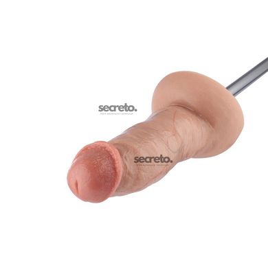 Гиперреалистичный фаллоимитатор для секс-машин Hismith Hyper Realistic Silicone Dildo, KlicLok SO6213 фото