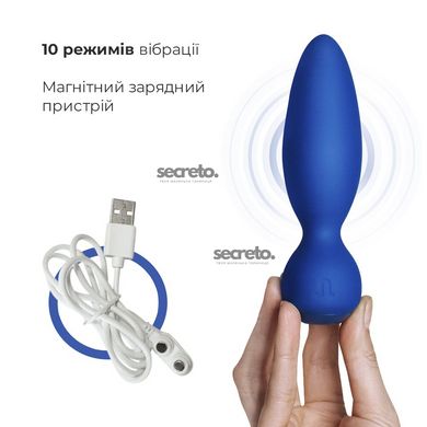 Анальна вібропробка Adrien Lastic Little Rocket макс. діаметр 3,5 см, soft-touch SO4482 фото