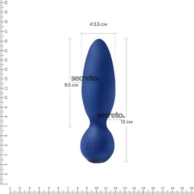 Анальная вибропробка Adrien Lastic Little Rocket макс. диаметр 3,5см, soft-touch SO4482 фото