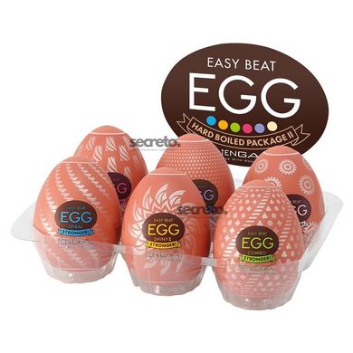 Набір мастурбаторів-яєць Tenga Egg Hard Boilded II Pack (6 яєць) SO9804 фото