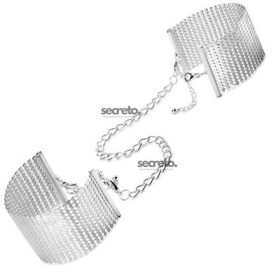 Наручники Bijoux Indiscrets Desir Metallique Handcuffs - Silver, металлические, стильные браслеты SO5920 фото