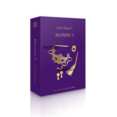 Романтичний подарунковий набір RIANNE S Ana's Trilogy Set III: ерекційне кільце, ажурна маска на обл SO3857 фото