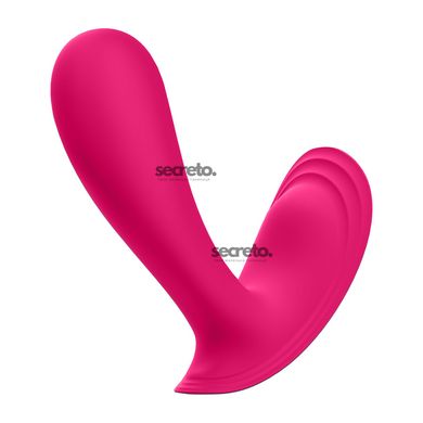 Смарт-вибратор в трусики Satisfyer Top Secret Pink вагинально-клиторальный, 2 мотора SO7790 фото