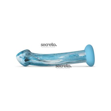 Стеклянный дилдо Gildo - Ocean Ripple Glass Dildo SO8893 фото