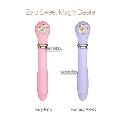 Пульсатор с подогревом Zalo Sweet Magic - Desire Fairy Pink, турбо режим SO6678 фото